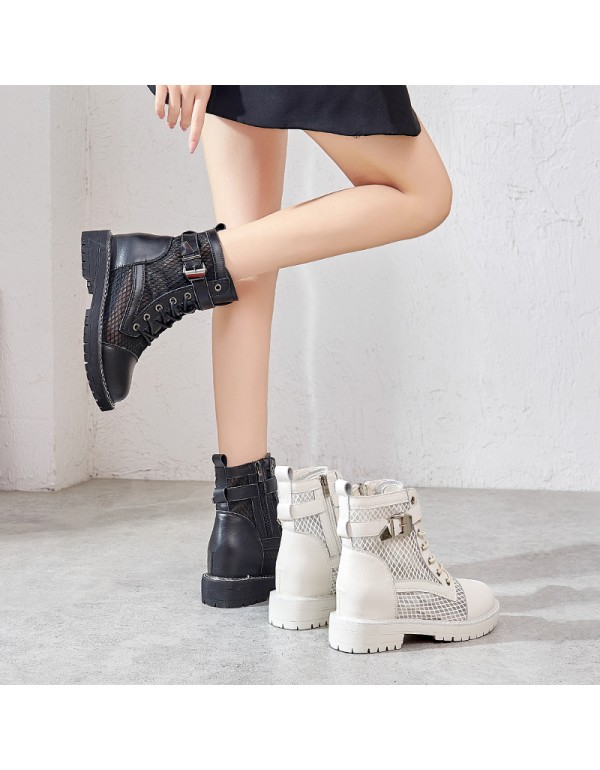 Inner heightening cool boots women 2021 new small ...