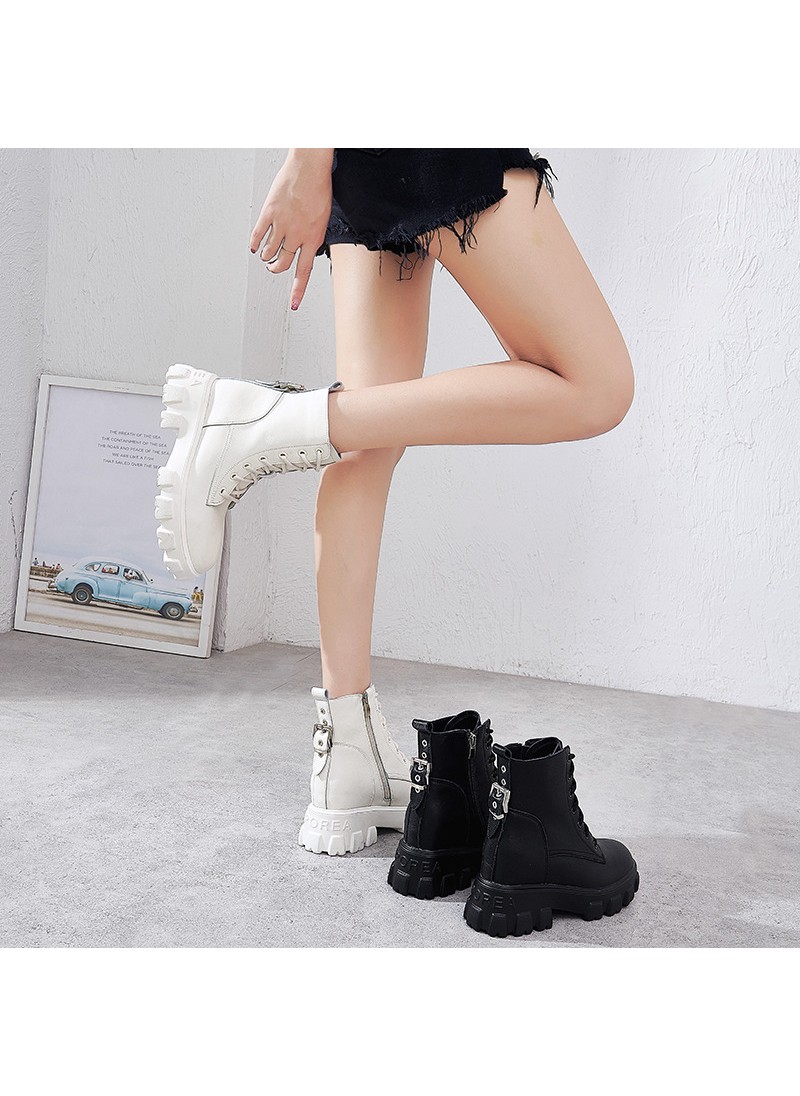 2021 autumn and winter new Martin boots women's in...