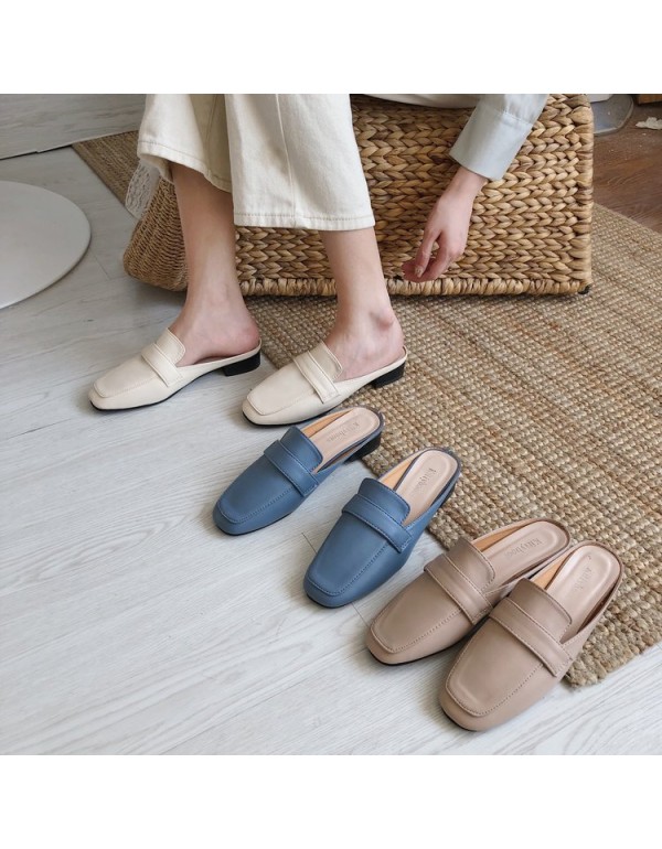 Wholesale of new Korean Baotou half slippers in sp...