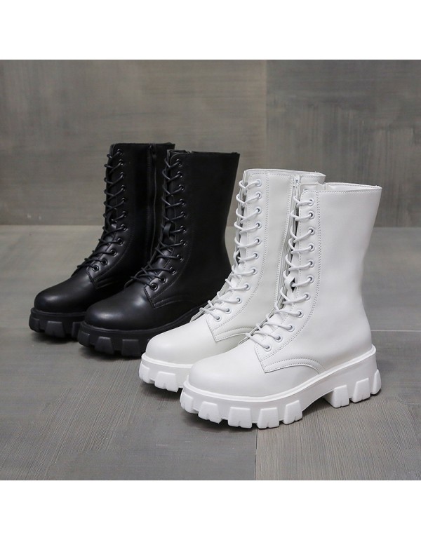 Martin boots women's new fashion student Korean ve...