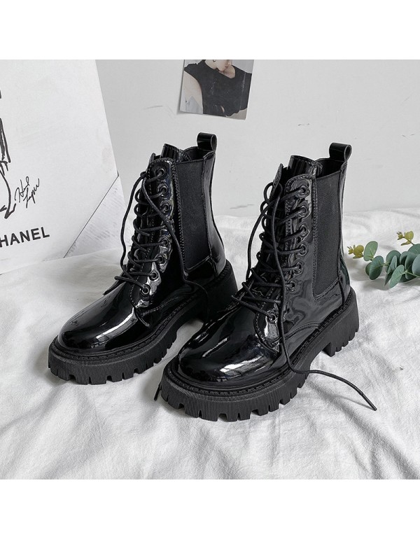 Net red ins fashion shoes Martin boots women 2021 new Korean spring and autumn single boots summer thin British short boots 