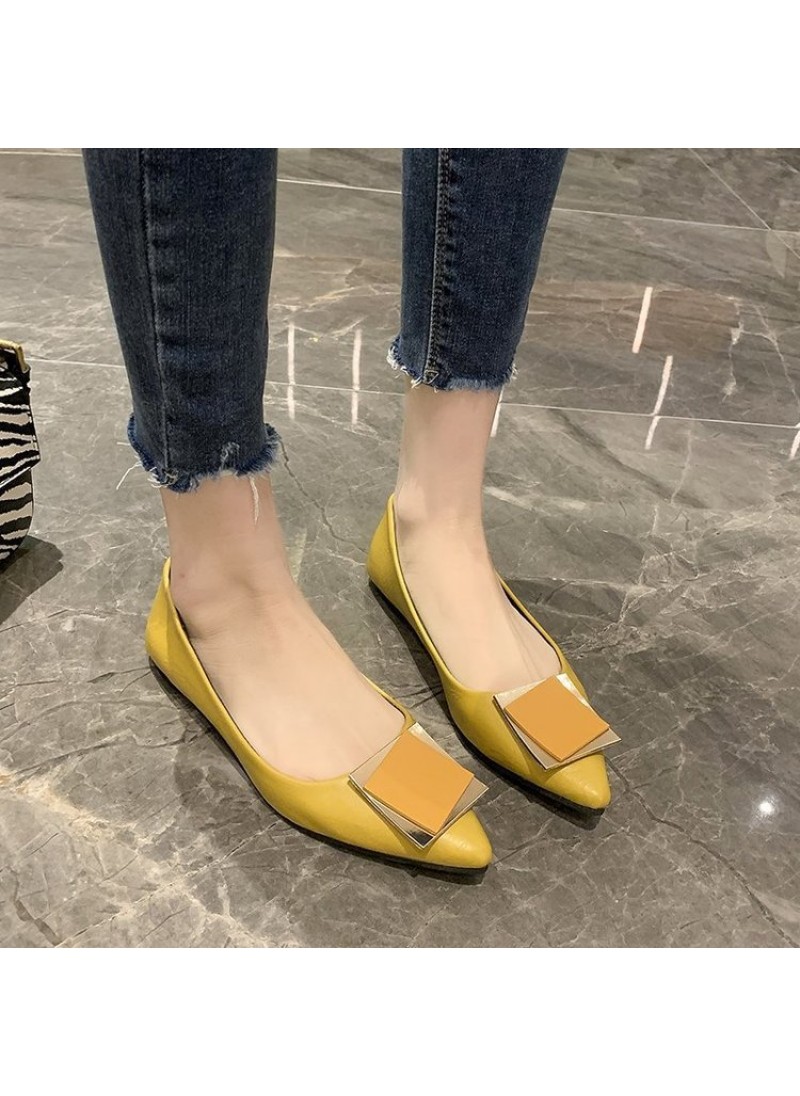 2021 spring new Korean flat shoes women's pointed ...