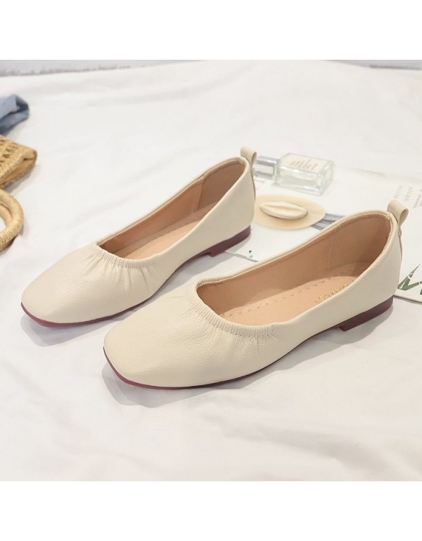 2021 autumn new Korean flat sole single shoes wome...