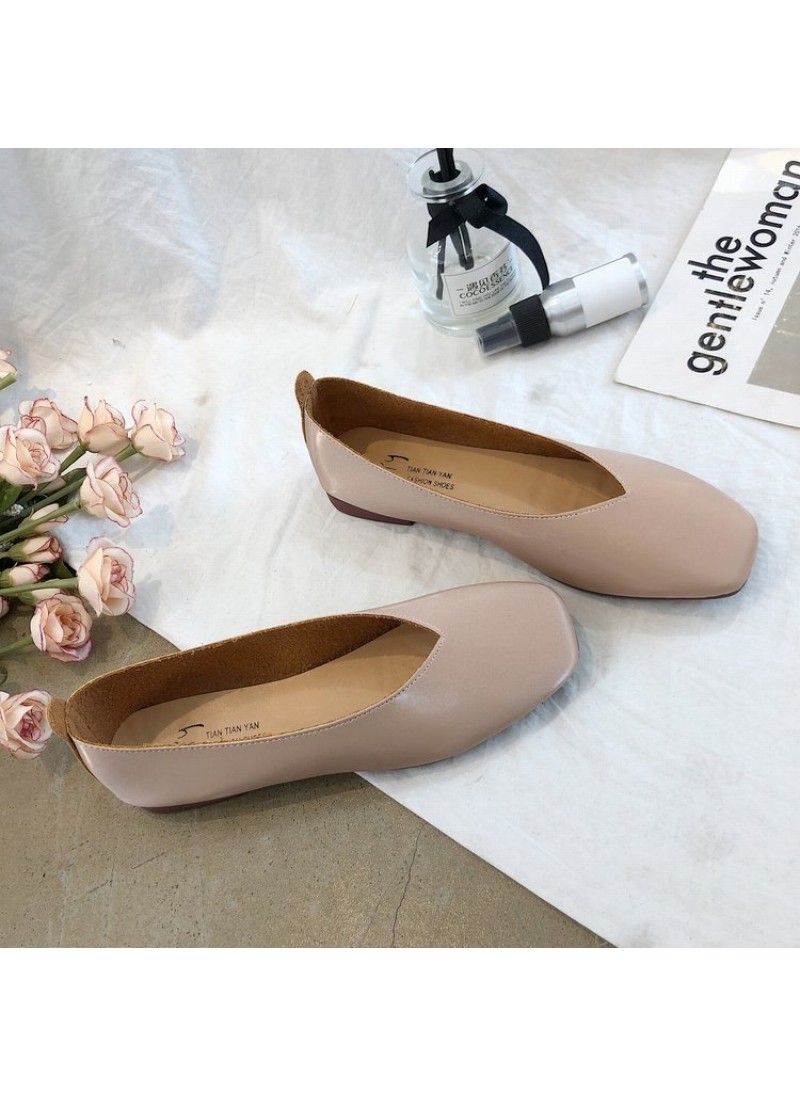 2021 spring and summer new Korean flat sole single...