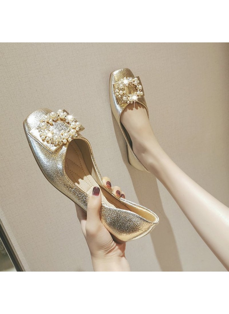 2021 summer new fairy style flat sole single shoes...