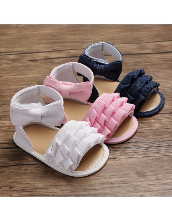 Foreign trade 0-1-year-old toddler shoes high top sandals summer soft sole baby shoes baby shoes 