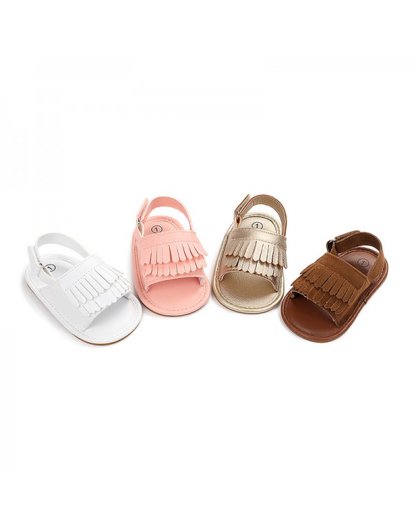 Summer tassel female baby sandals summer rubber soled shoes summer sandals baby shoes baby shoes sandals toddler shoes 