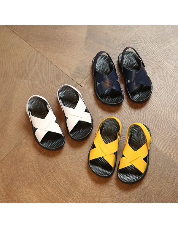 2018 new summer sandals children's shoes boys' sandals children's shoes girls' beach shoes Korean version hollow out and breathable 