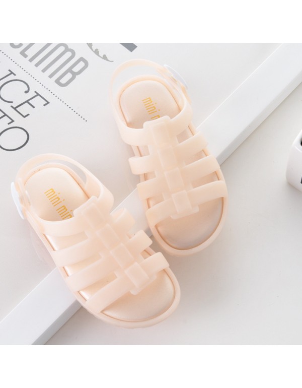 2021 new children's sandals miniminiii jelly child...