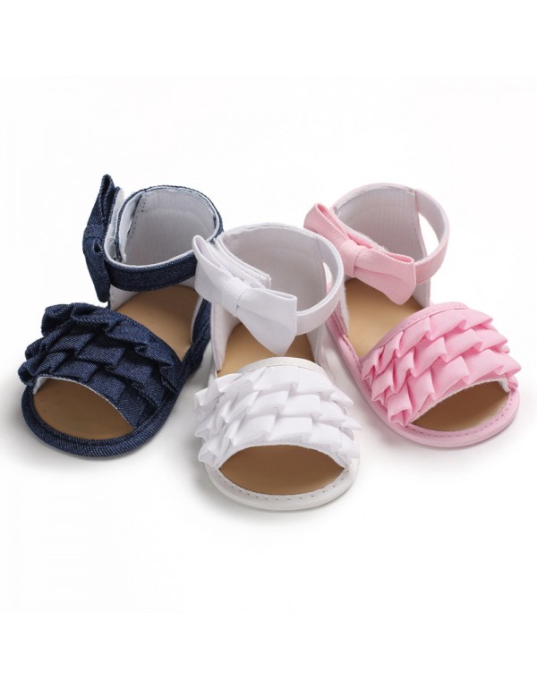 Foreign trade 0-1-year-old toddler shoes high top sandals summer soft sole baby shoes baby shoes 