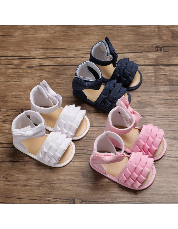 Foreign trade 0-1-year-old toddler shoes high top sandals summer soft sole baby shoes baby shoes 