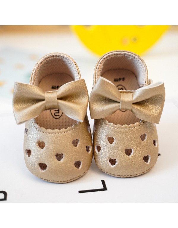 Sika rabbit spring and summer baby shoes female baby princess shoes soft soled non slip walking shoes hollow sandals in summer 