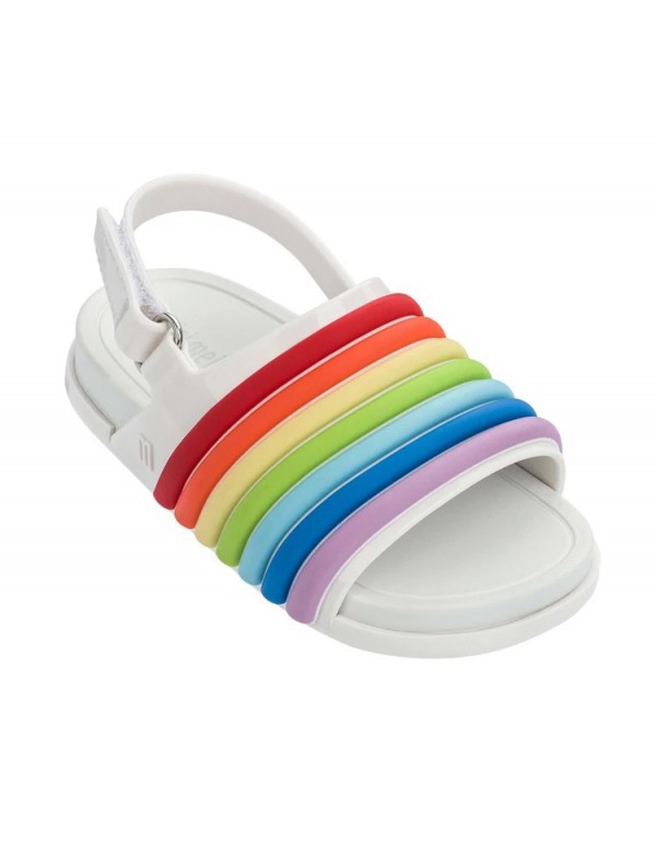 Minielisa Melissa's same jelly children's shoes men's and women's treasure children's Rainbow sandals 