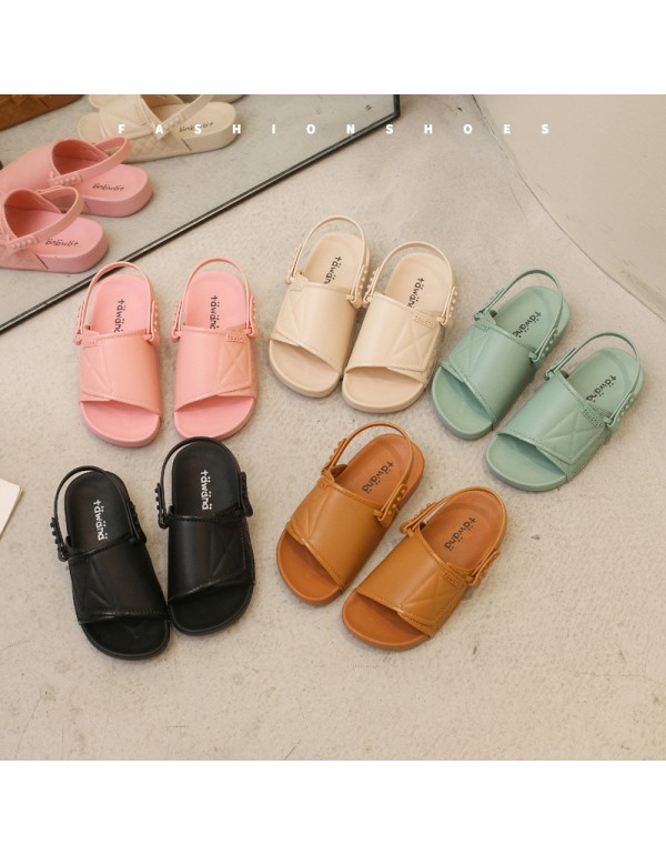 Tawana children's sandals net is a popular one word leisure flat bottom fashion parent-child slippers and children's slippers manufacturer wholesale 