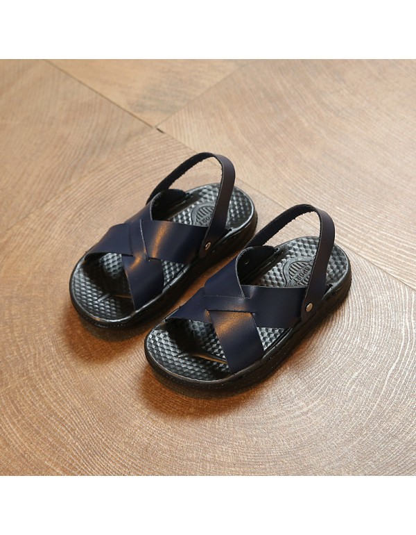 2018 new summer sandals children's shoes boys' sandals children's shoes girls' beach shoes Korean version hollow out and breathable 