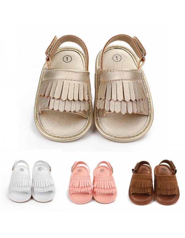 Summer tassel female baby sandals summer rubber soled shoes summer sandals baby shoes baby shoes sandals toddler shoes 