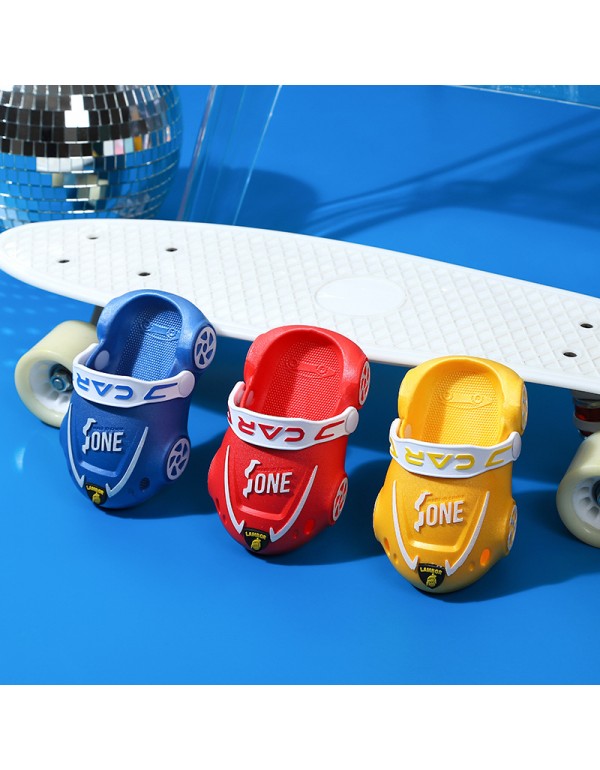 Children's slippers summer new children's shoes cartoon men's and women's Baby Slippers soft bottom anti-skid hole shoes children's slippers wholesale 