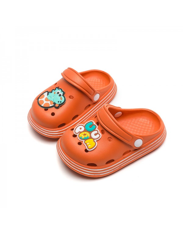 2022 new children's hole shoes summer excrement feeling soft bottom light EVA non slip lovely children's garden shoes 