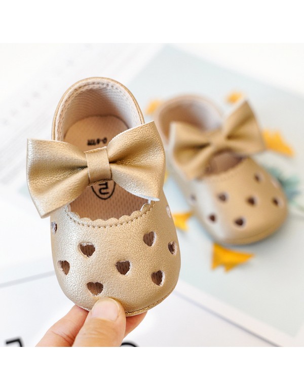 Sika rabbit spring and summer baby shoes female baby princess shoes soft soled non slip walking shoes hollow sandals in summer 