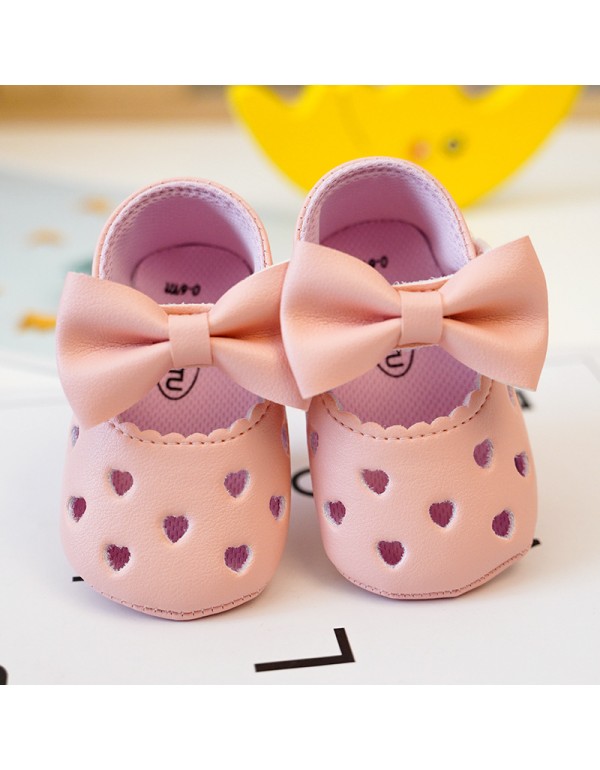 Sika rabbit spring and summer baby shoes female baby princess shoes soft soled non slip walking shoes hollow sandals in summer 