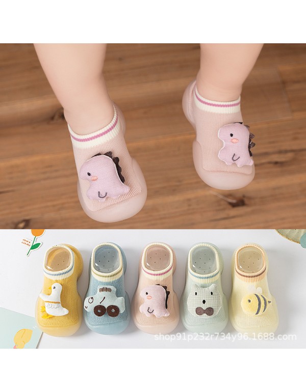 Baby walking shoes baby soft soled spring and summer children's indoor 0-1 years old 2 breathable autumn floor socks sandals 