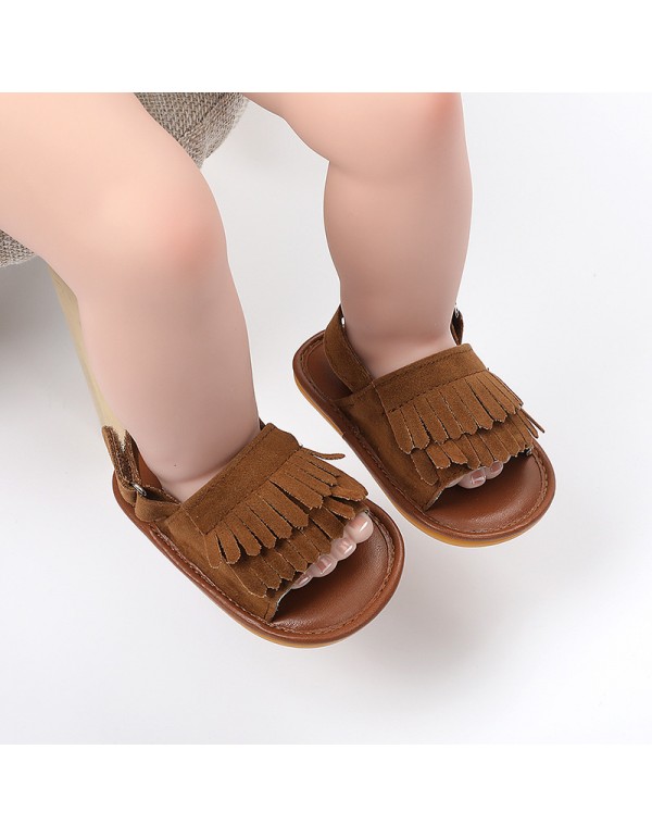 Summer tassel female baby sandals summer rubber soled shoes summer sandals baby shoes baby shoes sandals toddler shoes 