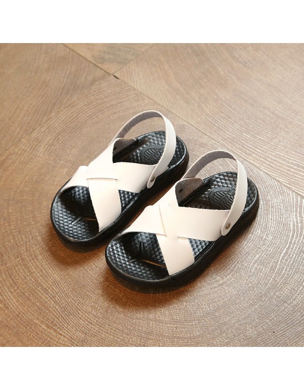 2018 new summer sandals children's shoes boys' sandals children's shoes girls' beach shoes Korean version hollow out and breathable 