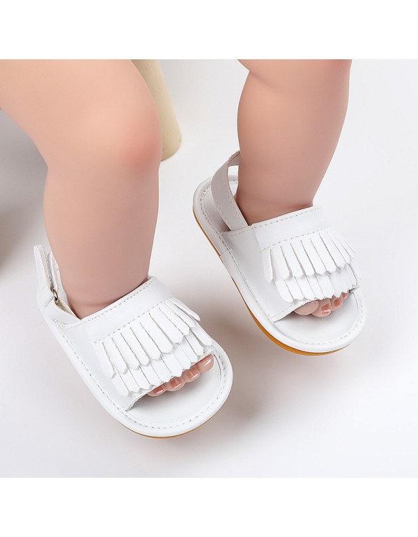 Summer tassel female baby sandals summer rubber soled shoes summer sandals baby shoes baby shoes sandals toddler shoes 