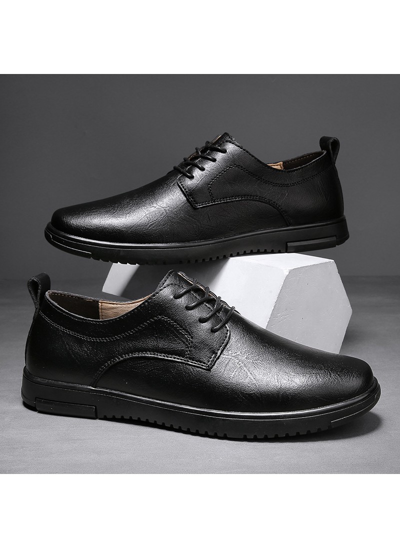 New Retro British Style Men's leather shoes Korean...