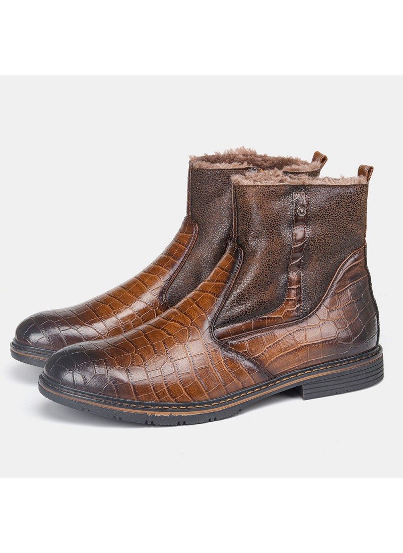 2021 foreign trade men's shoes men's boots retro P...