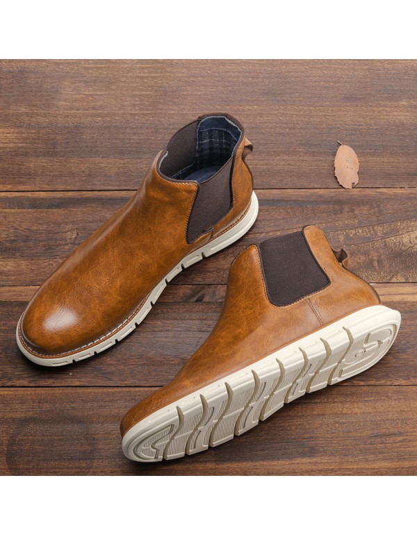 Large men's shoes cross border men's Boots US Size super light color high quality foreign trade pop Chelsea boots 
