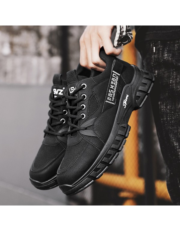 Martin boots men's low top 2021 autumn new canvas tide shoes Korean fashion retro student casual men's Boots 