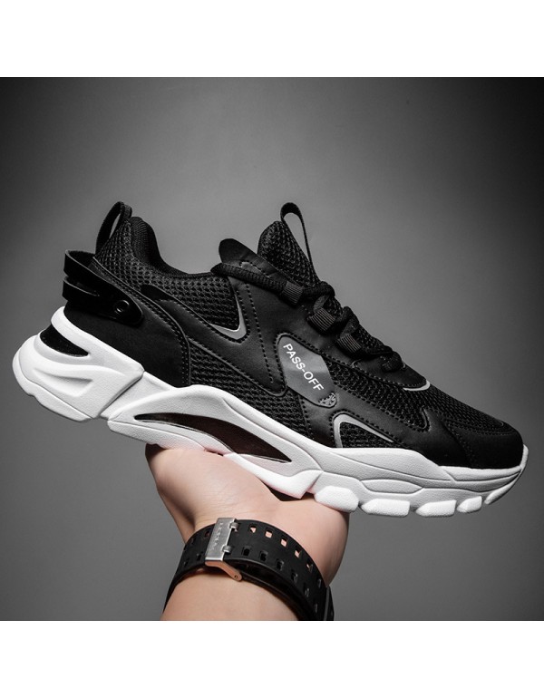 2021 new men's color matching fashion sports shoes summer mesh casual shoes men's fashion men's shoes wholesale 