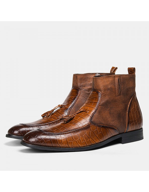 Foreign trade men's shoes new short velvet Amazon ...