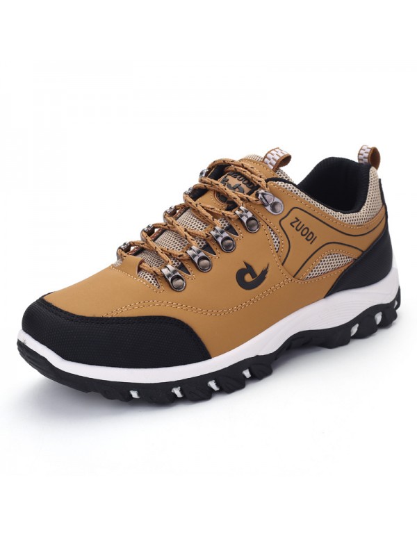 Quick selling outdoor men's shoes low top large casual hiking and mountaineering shoes 