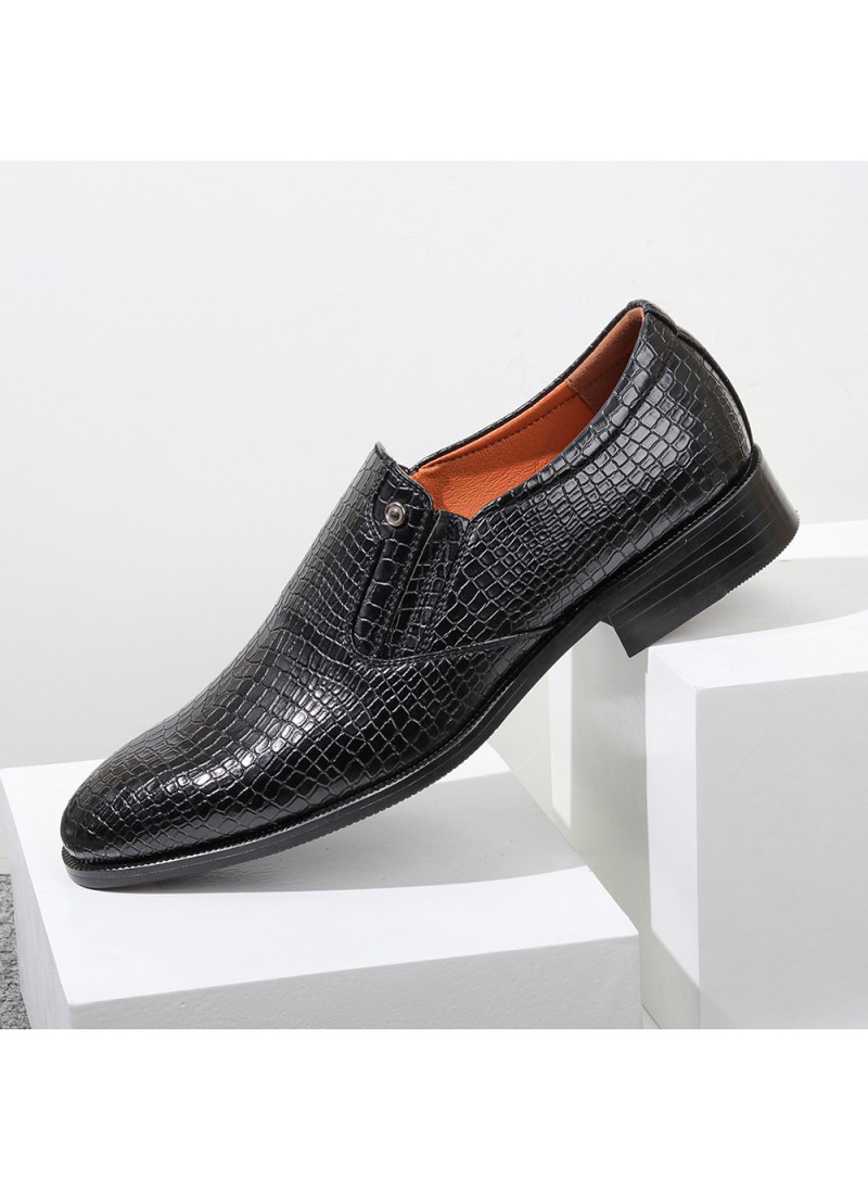 Men's business leather shoes spring formal leather...