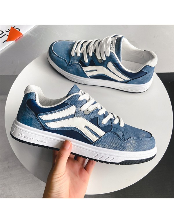 Casual shoes men's low top 2021 autumn new canvas shoes Korean version Hong Kong style fashion student men's shoes 