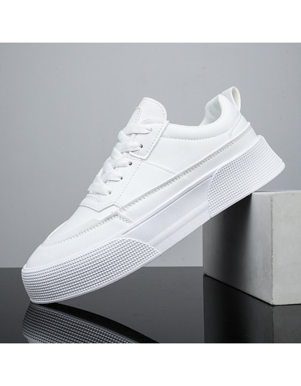 Men's sports small white shoes men's leisure running leather board shoes trend versatile student shoes men's spot wholesale