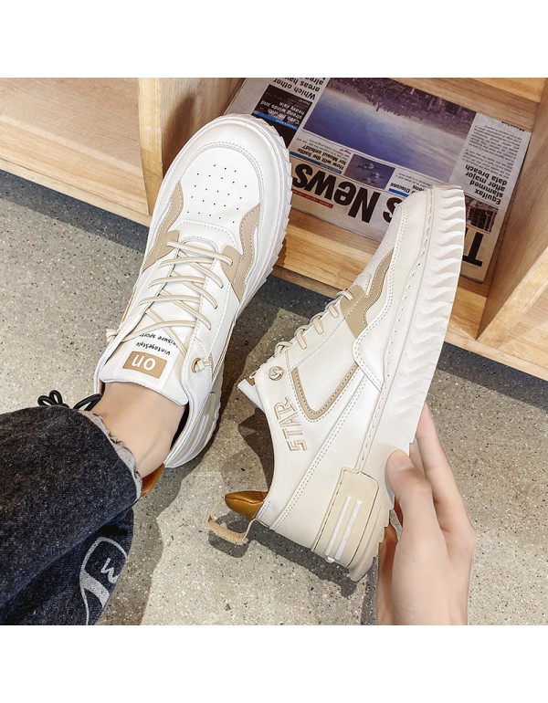 2021 fashion one foot men's casual shoes Korean version low top youth footboard shoes trend color matching casual shoes men 