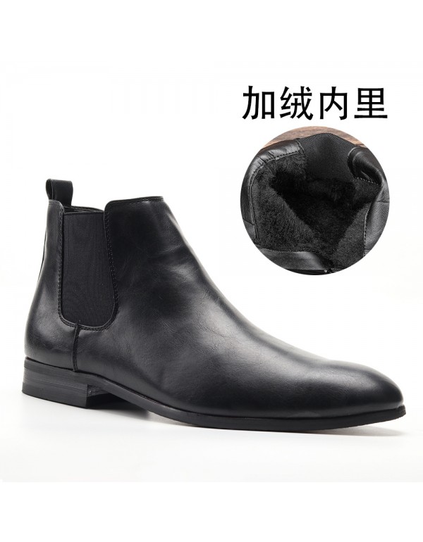 Men's Chelsea boots foreign trade British men's shoes color polishing fashion retro cross-border men's short boots 