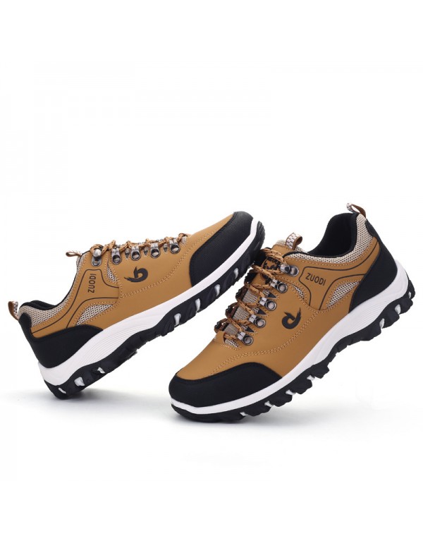 Quick selling outdoor men's shoes low top large casual hiking and mountaineering shoes 
