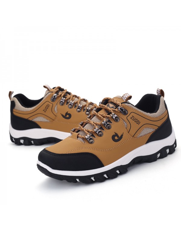 Quick selling outdoor men's shoes low top large casual hiking and mountaineering shoes 