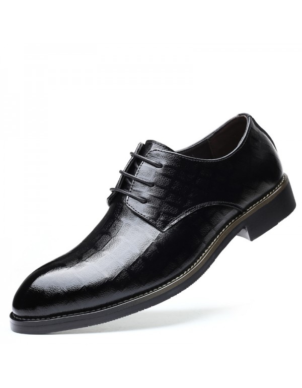 2022 new business casual men's shoes soft soled leather office shoes breathable formal dress wedding shoes banquet date