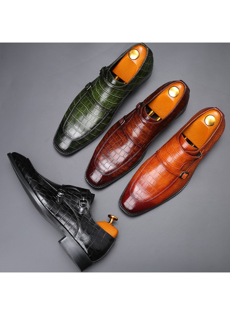 Amazon wishlazada business pointed leather shoes c...