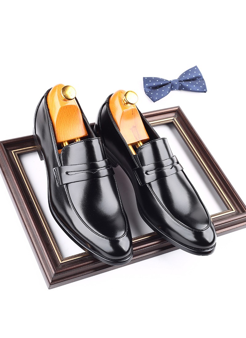 New men's shoes suit foot British men's business c...