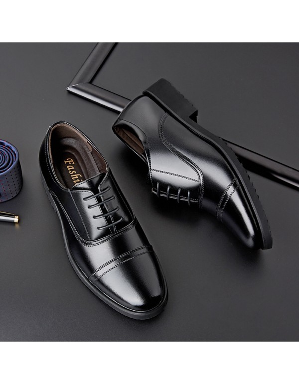 Three connector large size 45 men's shoes business men's leather shoes men's leather dress men's leather shoes casual one