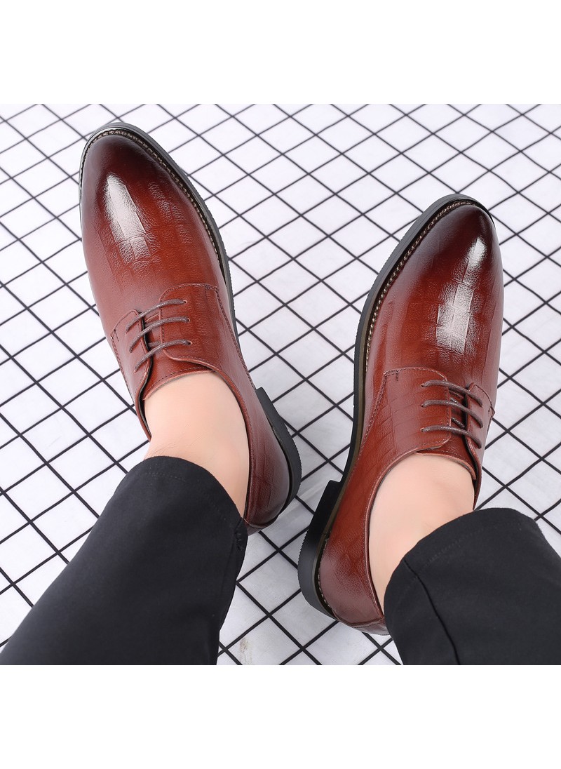 2022 new business casual men's shoes soft soled le...