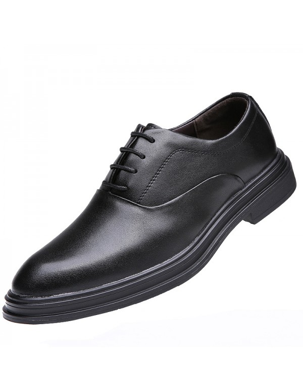 New wedding shoes, genuine leather business casual shoes, formal office men's shoes, youth dating trendy shoes, new companion shoes 