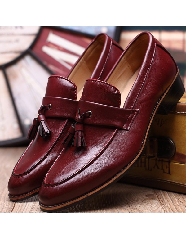 Spring men's leather shoes Korean casual shoes one hair generation men's shoes tassel men's shoes men's wholesale Lefu shoes