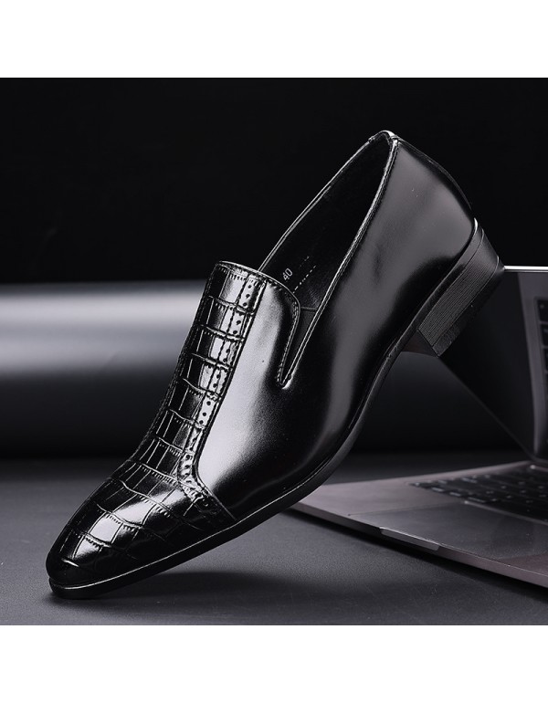 Men's formal leather shoes fashion business leathe...